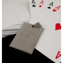 Ocelový přívěsek poker karta Křížové Eso