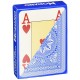 Modiano 4 rohy 100% plastové pokerové karty - Modré