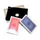 Papírové hrací poker karty - 2 balíčky - Modré a červené