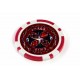 Pokerový žeton v designu Ultimate červený - hodnota 5